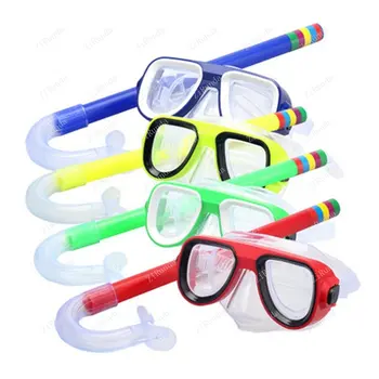 Очила за плуване, Маски За Гмуркане, Детски очила за плуване, PVC, Комплект за гмуркане с шнорхел, Маска и шнорхел, Аксесоари за гмуркане