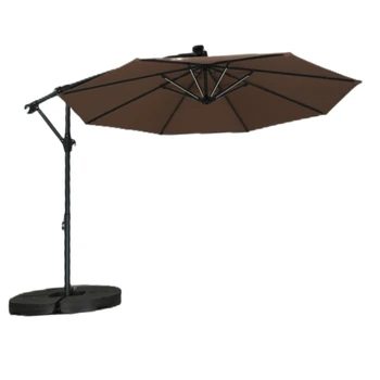 Открит градински крупногабаритный ветрозащитный чадър Окачен балдахин конзола търговска плажен чадър от слънцето вътрешен двор