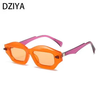 Мода оригиналност нерегулярность Слънчеви очила Мъже, жени Популярни два цвята заплитането на открито Защитни очила Uv400 60897