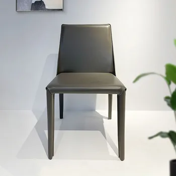 Уличен метален стол за ресторант, Кухненски ергономичен и Елегантен стол за грим, Мебели за хола Soggiorno Moderno