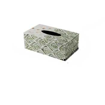 Ins wind луксозна кутия за декоративни тъкани, естествени цветове във формата на миди, за съхранение в хола, креативна хартиена кутия за съхранение в дома на работния плот