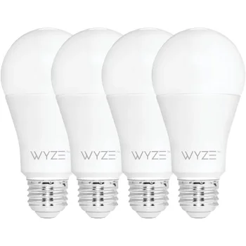 Led 9,5 W (еквивалент на 60 W), Бяла лампа за smart home е с регулируема яркост, 4 бр.