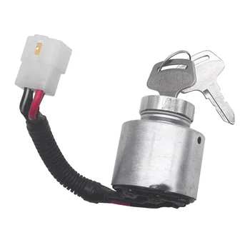 Ключа за запалване с 2 ключове, подходящи за Kubota 66101-55200 BX1800 2200 2230 G1800 ZD18 28