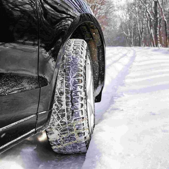 1 бр. Мини вериги за сняг на гуми, Стоманени вериги за гуми, защитни противоцепные гуми