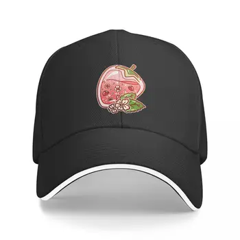 Нова стъклена бейзболна шапка с ягоди, аниме-шапки, Реколта плажна шапка, Мъжки Дамски