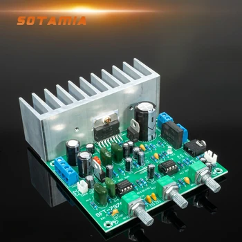 SOTAMIA TDA7379 Усилвател на Мощност на Субуфера Аудио Такса 2,1 Hi Fi Стерео Усилвател 64 Watt Единния Източник на Захранване Усилвател на Звука AC DC 12V