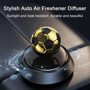 Авто ароматерапевтични дифузор Футболен дизайн Автомобилен освежители за въздух Сигурен издръжливи автомобили Ароматерапевтични Слънчев въртящи за бременни