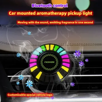 За BMW Benz Настройка на RGB led лента, Управление на звука, Гласови ритъм, с Атмосферно светлина, Авто Освежители за въздух, Ароматерапия, Безжичен Rem