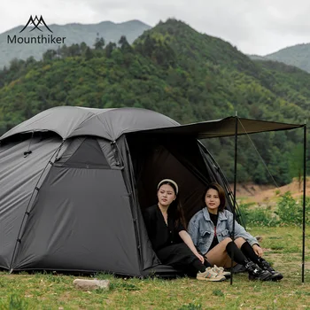 Палатка за нощуване на открито, хижи, черни палатки под формата на планетата, почерневшее пътни съоръжения, за защита от дъжд и слънце