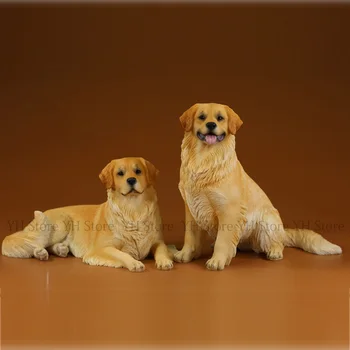 Силиконови форми за кучета Златист Ретривър, 3D Форма за леене на кученца от смоли, Гипс, Епоксидни, Глинени Форми, Форми за производство на свещи във формата на животни