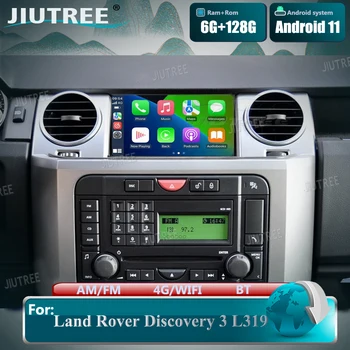 Авто Android 11 Блок За 2004-2011 Land Rover Discovery 3 L319 Авторадио Мултимедиен Плейър GPS Навигация Carplay Стерео 4G WIFI