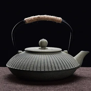 800 МЛ Творчески метален чайник с чадър, Чугун чайник, домакински Японски железен чайник за варене на вода и приготвяне на чай, посуда за напитки
