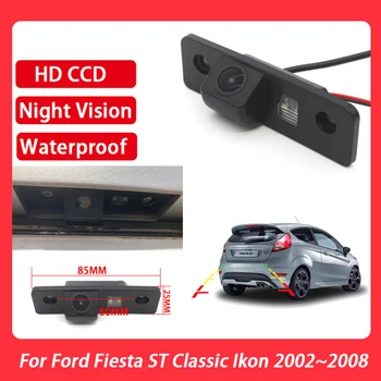 камера за задно виждане CCD HD нощно виждане Резервна камера водоустойчива за Ford Fiesta ST Classic Ikon 2002 2003 2004 2005 2006 2007 2008