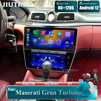 Qualcomm Snapdrago 2023 За Maserati GT/GC Gran Turismo С Двоен Екран Android12 Автомобилен GPS Навигация Мултимедиен Плеър Главното устройство