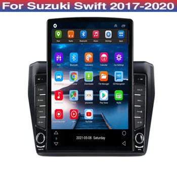 Авто мултимедиен плейър Tesla Screen Android за Suzuki Swift 2018 2017 2019- 2023- 2030 автомагнитола с GPS навигация, стерео радио