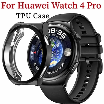 Защитен калъф от TPU за Huawei Watch 4 Pro, qwerty на цял екран за защита на Huawei Watch GT3 Pro, 43 мм и 46 мм, покритие Watch 4Pro, покриване на
