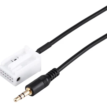 Авто аудио AUX кабел 3-5 мм, адаптер AUX-вход радио, инструменти за отстраняване, замяна за 307 308 407