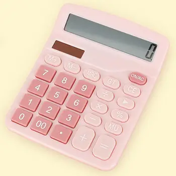 Удобен бизнес калкулатор Компактен Мини-Слънчев калкулатор, небьющийся, удароустойчив Настолен калкулатор, на база на борсата