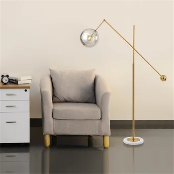 Скандинавски Златен Мрамор под лампа, led осветление, Модерен, креативен и Декоративна лампа за дома, хол, спалня, кабинет