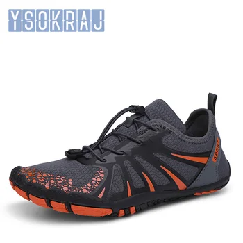 YSOKRAJ/ Нова водна обувки, пятипальцевые плувни обувки 38-47 Размер, Плажни, спортни обувки, Модни мъжки обувки за фитнес, двойка водни обувки