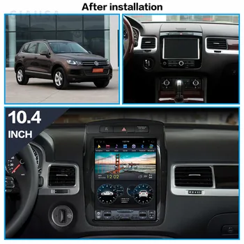 Android12 128G Вертикален Екран Tesla Автомобилен GPS Навигация За Volkswagen Touareg 2010-2017 CarPlay GPS Радио Авто Стерео Главното Устройство