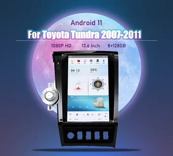 Android 11.0 Автомагнитола за Toyota Tundra 2007-2011 Sequoia 2007-2018 Авто Стерео GPS Навигация Мултимедиен плеър Carplay