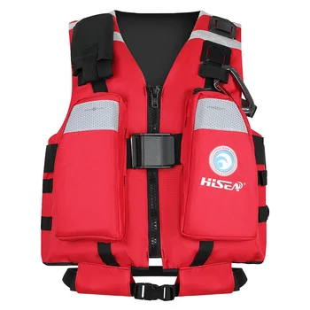 Спасителна жилетка HISEA открит плаващи костюм за гмуркане с шнорхел, регулируема спасителна жилетка за сигурност, водни спортове, риболов, жилетка за водни ски