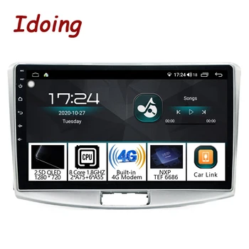 Idoing Автомобили Интелигентна Система Android Радио, Мултимедиен Плеър, Head Uni За Volkswagen Passat 7 B7 НДСВ 2011-2015 GPS Навигация