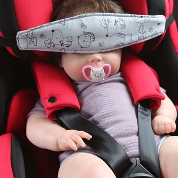 Облегалката за глава на детското столче за кола за бебета Монтиране на предпазен колан за деца Регулируем Колан За момчета и момичета Кошарката Позиционер за сън Възглавница за безопасност на детето