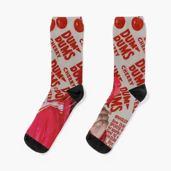 Череша чорапи Dum Dum, Дамски чорапи, Дамски чорапи, идеи за подаръци за Свети Валентин, чорапи за мъже