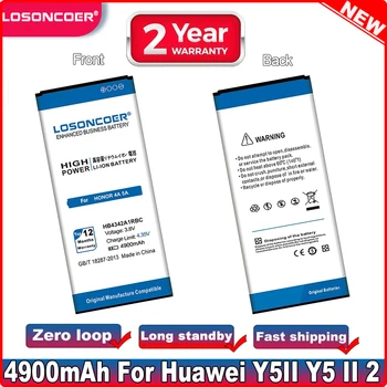 LOSONCOER 4900 mah HB4342A1RBC Батерия За Huawei Honor 4A SCL-TL00 y5II Y5 II 2 Възкачи 5 + Y6 SCL-TL00 honor 5A LYO-L21 Батерия
