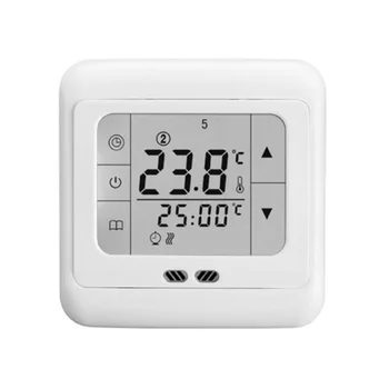 Цифров термостат Домашен регулатор на температурата терморегулятор Електрическа нагревательная филм бял цвят