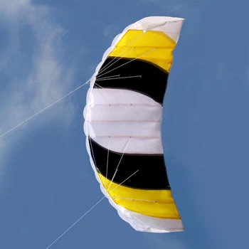 Развлечения на открито Спортна мощност 1,4 м Двухлинейный трик с парашут на парафине Плажен въздушен кайт за начинаещи