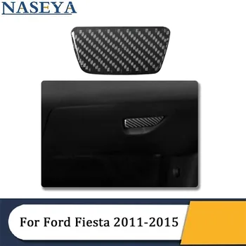 За Ford Fiesta 2011 2012 2013 2014 2015, стикери, за да преминете бардачка от въглеродни влакна, тапицерия на автомобила, декоративни аксесоари