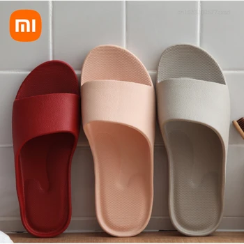 Модни сандали Xiaomi, нескользящие износоустойчиви джапанки от ЕВА с дебела подметка, Удобни чехли за баня на открито за мъже и жени