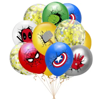 Парти MARVEL, балон с паяк, Супергерой Хълк, балони от алуминиево фолио, декорация за детски рожден ден, Детски душ, балони с Железен човек