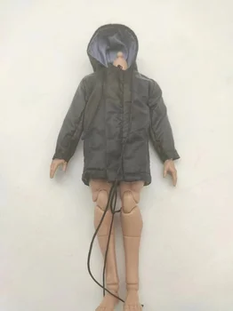 Модел палто с качулка в мащаб 1/12 за мъжки солдатской якета с качулка за 6-инчов играчки-кукли