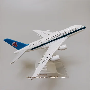 Сплав на Метални Модел самолет на Air China Southern A380 Airlines 