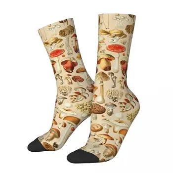Колекция пури в ограничени бройки чорапи с гъбен модел, Супер меки чорапи Harajuku, всесезонни Чорапи, Аксесоари за мъже и жени, подаръци