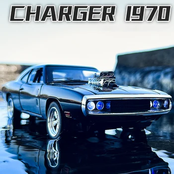 1: 32 Dodge Charger 1970 Challenger Модели легкосплавных автомобили, Детски играчки за деца Класически модел коллекционного колата Muscle Car
