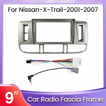 9 Инча За Nissan X-trail T30 Xtrail 1998-2006 Автомобили Рамка Престилка Адаптер Android Радио Таблото Комплект Canbus Таблото