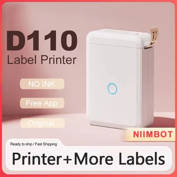 Niimbot D110 Преносим Мини Принтер Термоклеящаяся Стикер Принтер за Етикети Без Мастило Джобен Производител на Етикети UV Принтер За Мобилни Устройства D110