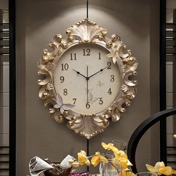 Часове на Скандинавския Дизайн, Стенен Часовник На Батерии, Модни Часовници от Смола, Големи Безшумни Часовници За Всекидневна, Луксозен Reloj Pared Home Decor