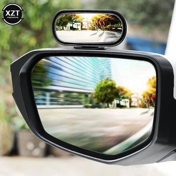 НОВО Автомобилно Огледало за обратно виждане от HD Стъкло С Контролиран Завой, Огледало за помощ при паркиране, Автомобилно Огледало за слепи зони с широк зрителен ъгъл от 360 градуса