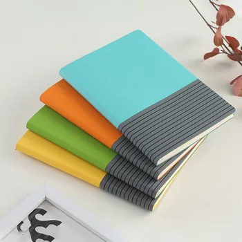 Бележник за записи с принтом, доста практически, творчески, удобни, корейски цветни офис ученически пособия, обикновен цветен блок