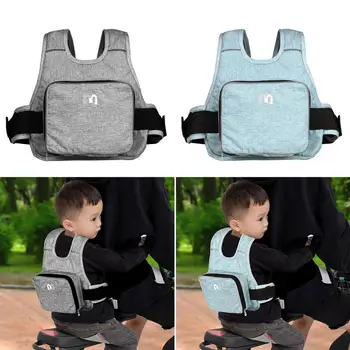 Универсален колан за мотоциклети за деца С чанта за съхранение, парапет за задната седалка, предпазен колан за мотоциклет, Дишащ колан Ant